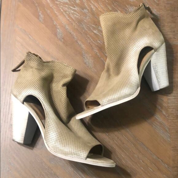 Dolce Vita Block Heel Open Toe Booties size 9.5 - Picture 1 of 6